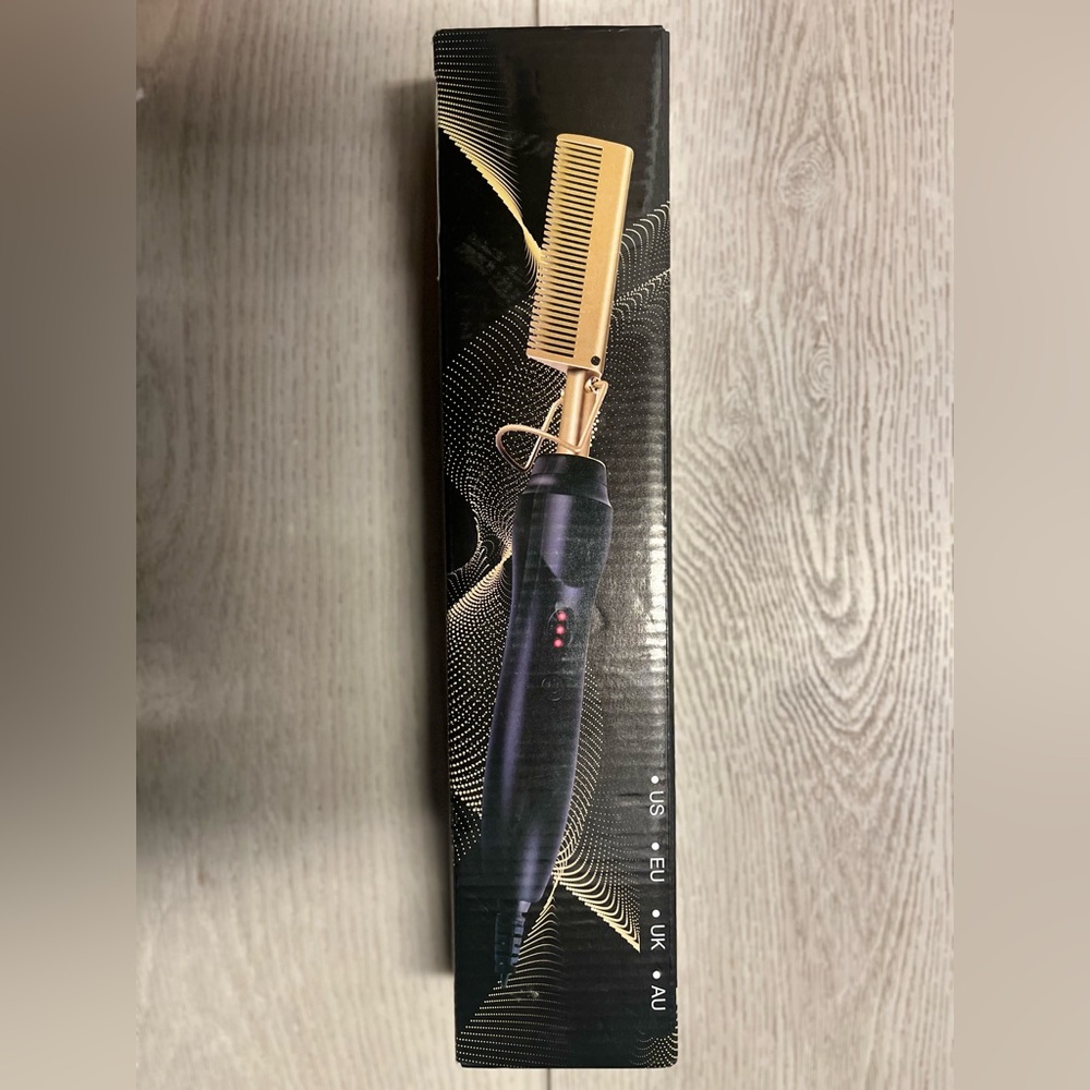 Hair press comb